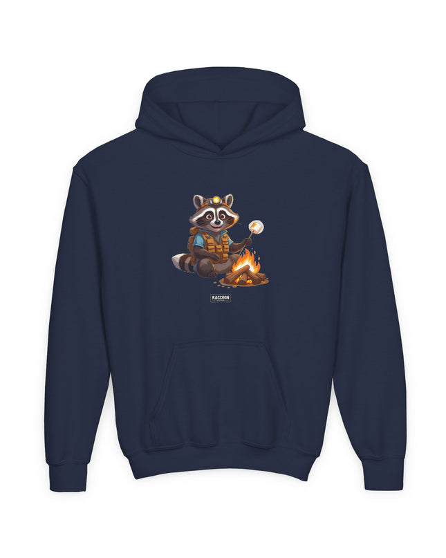 Lagerfeuer Waschbär - Kids Hoodie