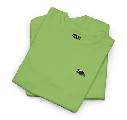 Besticktes Waschbär T-Shirt
