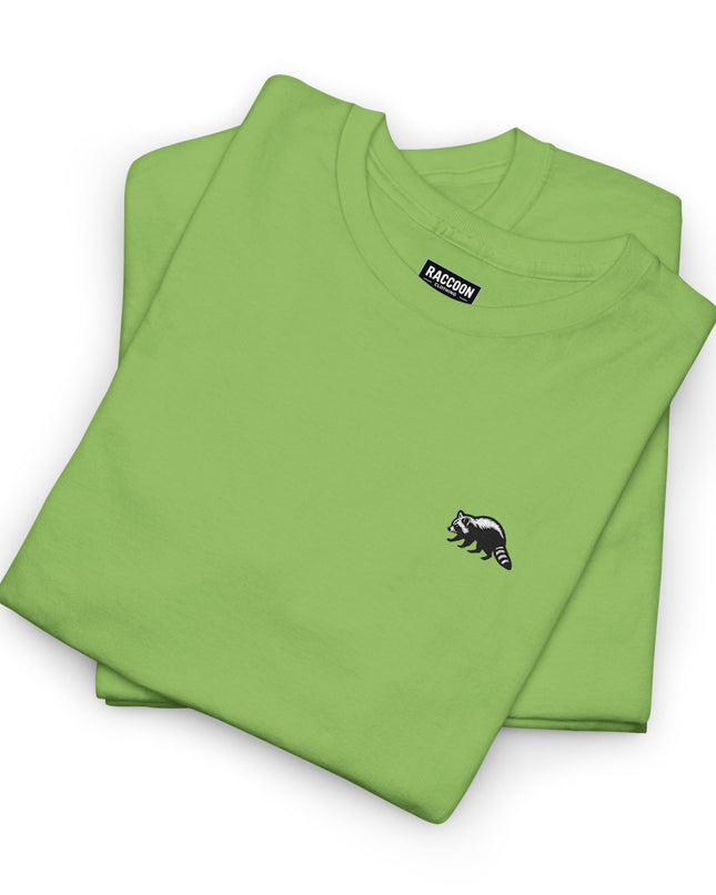 Besticktes Waschbär T-Shirt