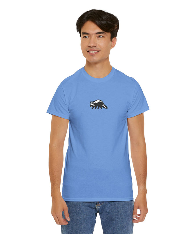 Grosses Besticktes Waschbär T-Shirt