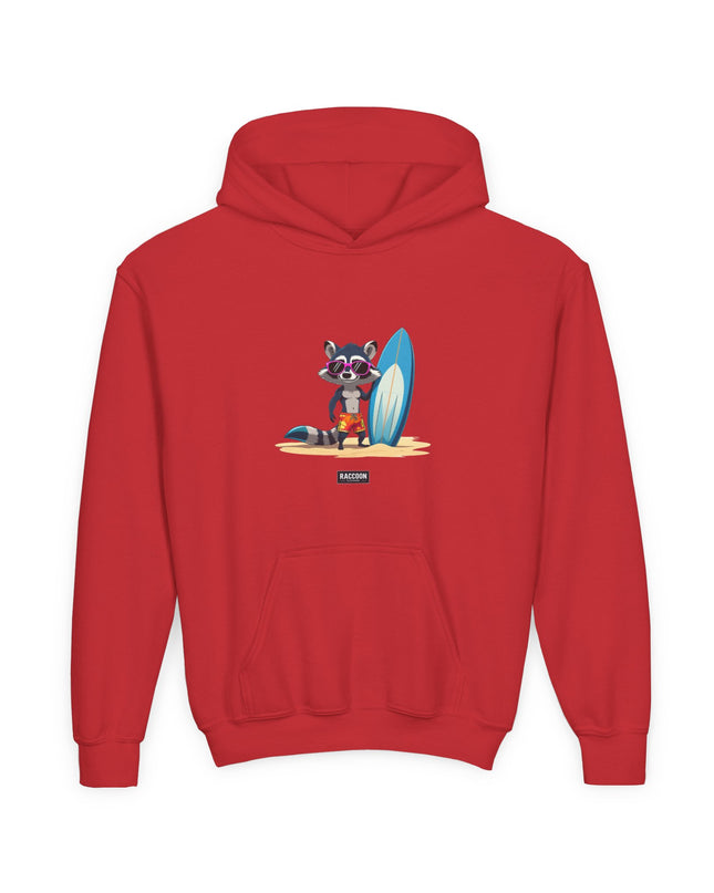 Surfer Waschbär - Kids Hoodie