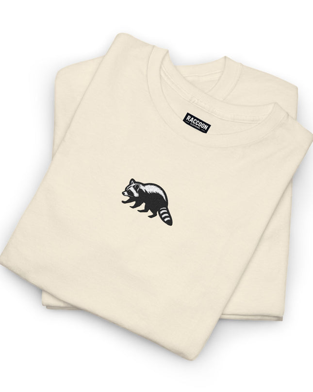 Grosses Besticktes Waschbär T-Shirt