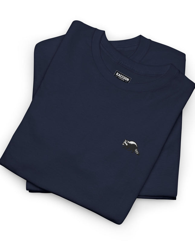 Besticktes Waschbär T-Shirt