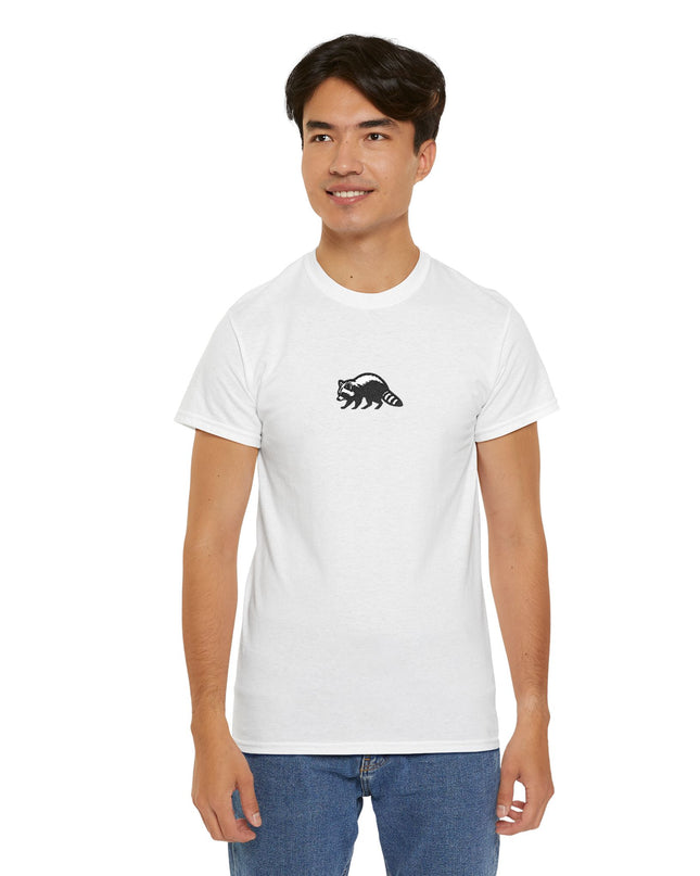 Grosses Besticktes Waschbär T-Shirt