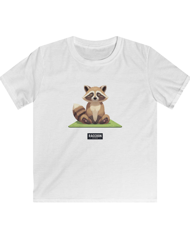 Meditierender Waschbär - Kinder T-Shirt