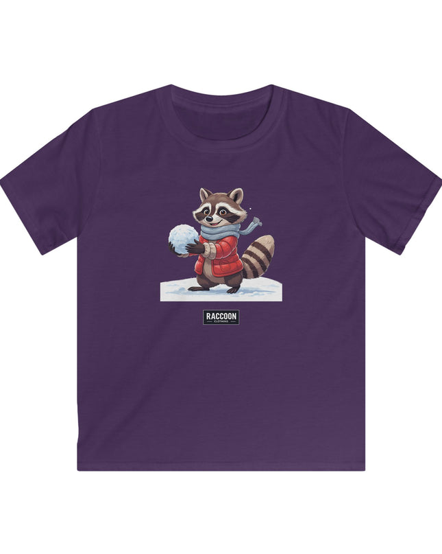 Schneeball Waschbär - Kinder T-Shirt