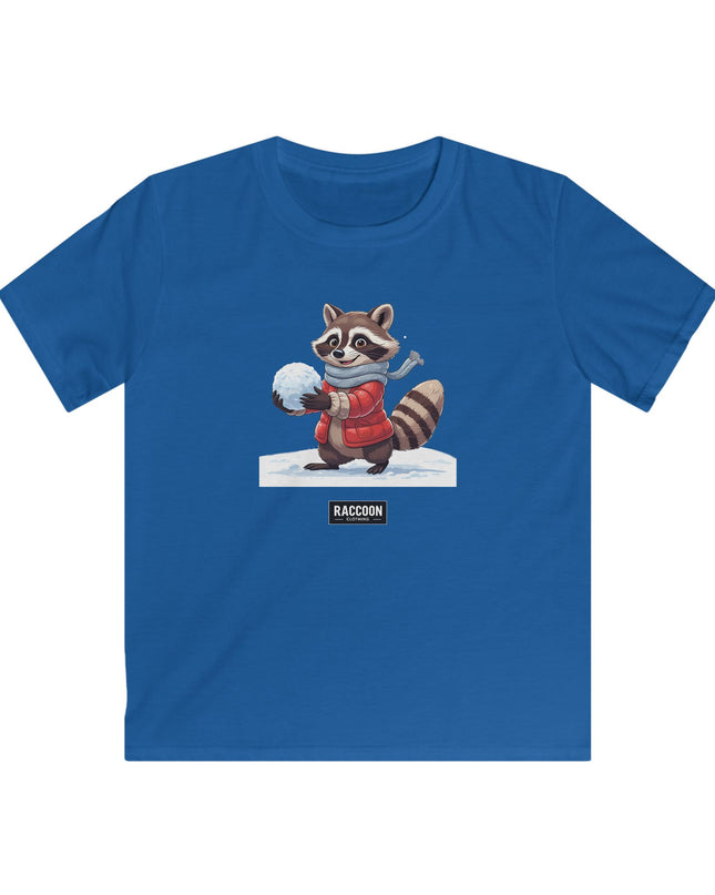Schneeball Waschbär - Kinder T-Shirt