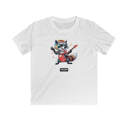 Rockstar Waschbär - Kinder T-Shirt