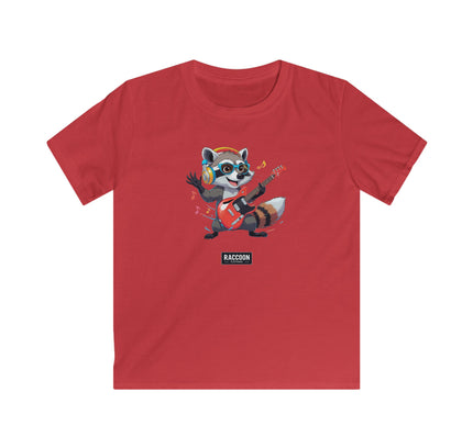 Rockstar Waschbär - Kinder T-Shirt