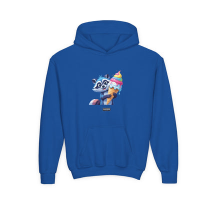 Eiscreme Waschbär - Kids Hoodie