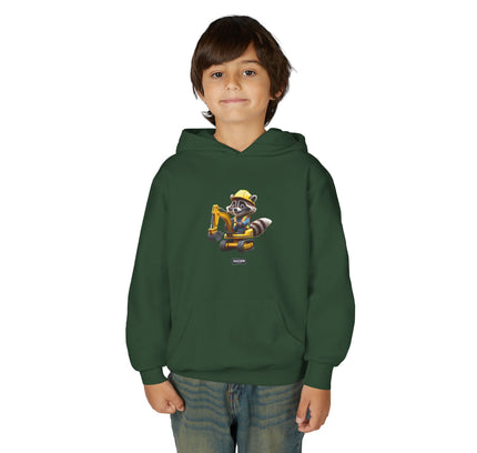 Bauarbeiter Waschbär - Kids Hoodie