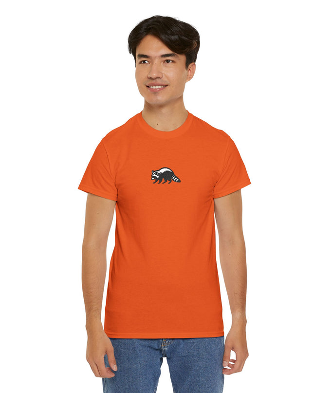 Grosses Besticktes Waschbär T-Shirt