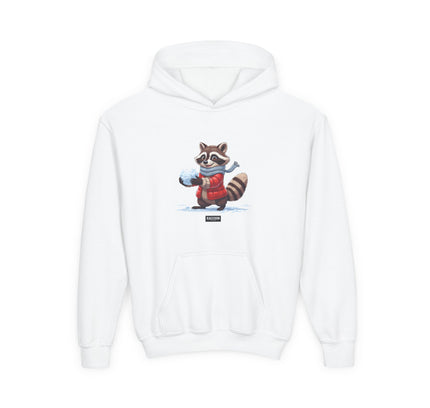 Schneeball Waschbär - Kids Hoodie