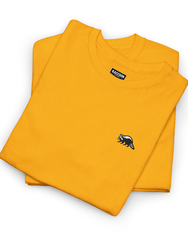 Besticktes Waschbär T-Shirt