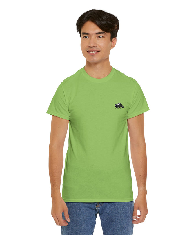 Besticktes Waschbär T-Shirt