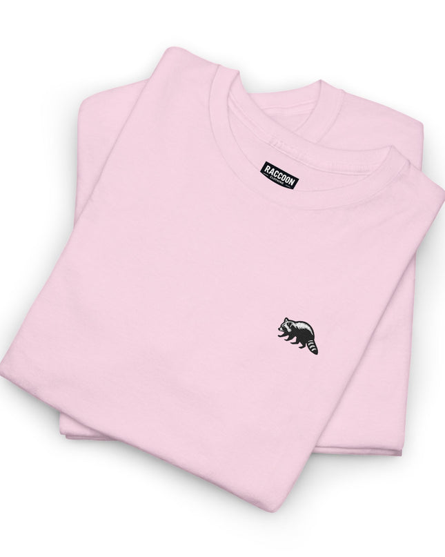 Besticktes Waschbär T-Shirt