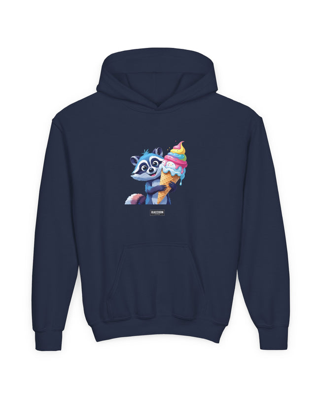 Eiscreme Waschbär - Kids Hoodie