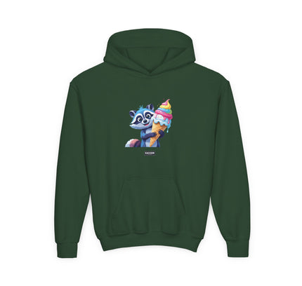 Eiscreme Waschbär - Kids Hoodie