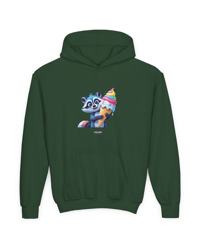 Eiscreme Waschbär - Kids Hoodie