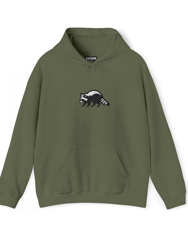 Large Raccoon Embroidered Unisex Hoodie