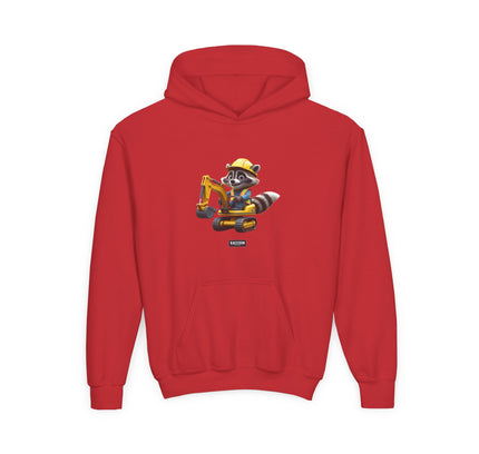 Bauarbeiter Waschbär - Kids Hoodie