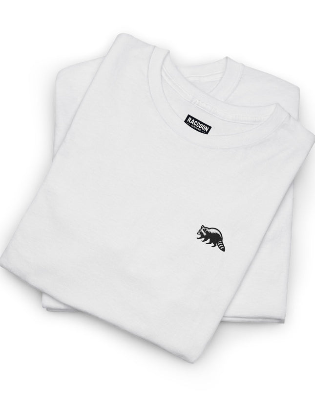 Besticktes Waschbär T-Shirt