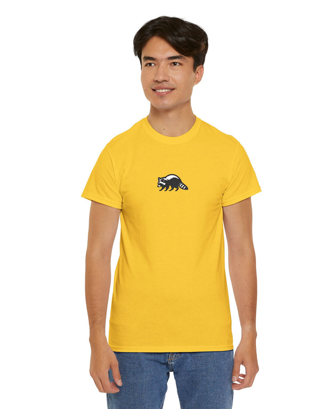 Grosses Besticktes Waschbär T-Shirt