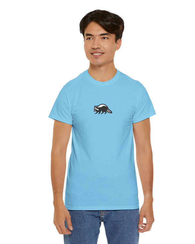 Grosses Besticktes Waschbär T-Shirt