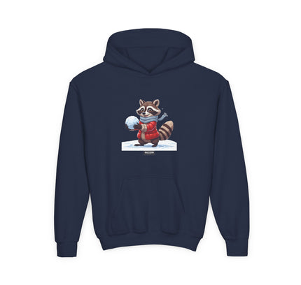 Schneeball Waschbär - Kids Hoodie