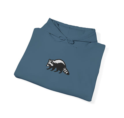 Large Raccoon Embroidered Unisex Hoodie