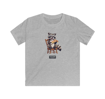 Pizza Waschbär - Kinder T-Shirt