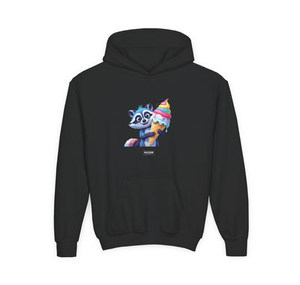 Eiscreme Waschbär - Kids Hoodie