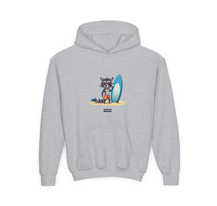 Surfer Waschbär - Kids Hoodie