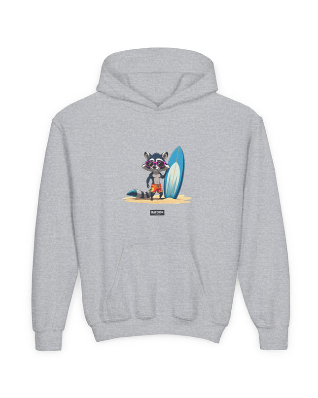 Surfer Waschbär - Kids Hoodie