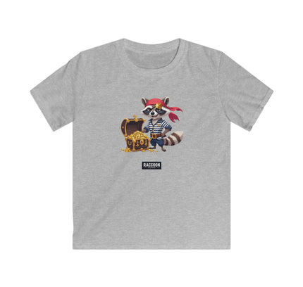 Piraten Waschbär - Kinder T-Shirt