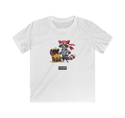 Piraten Waschbär - Kinder T-Shirt