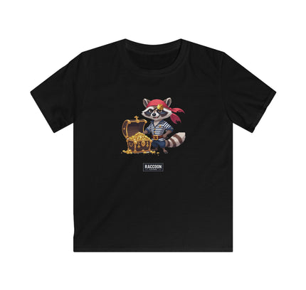 Piraten Waschbär - Kinder T-Shirt