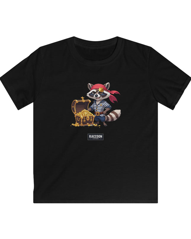 Piraten Waschbär - Kinder T-Shirt