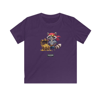 Piraten Waschbär - Kinder T-Shirt