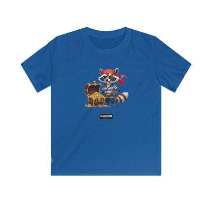 Piraten Waschbär - Kinder T-Shirt