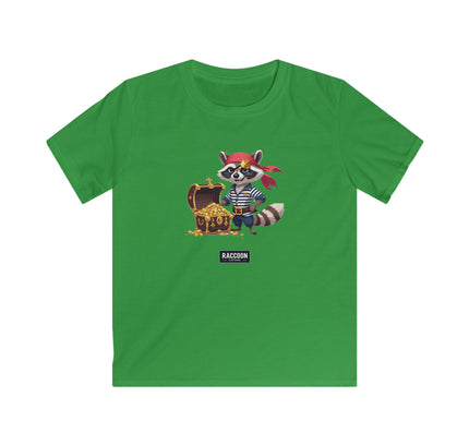 Piraten Waschbär - Kinder T-Shirt