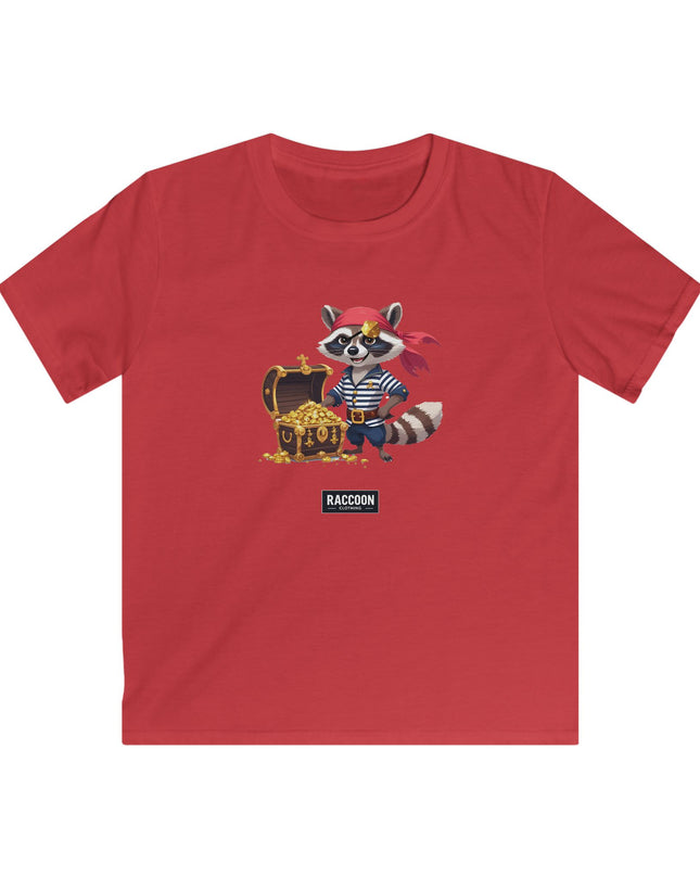 Piraten Waschbär - Kinder T-Shirt