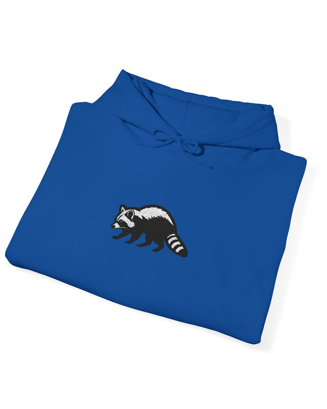Large Raccoon Embroidered Unisex Hoodie