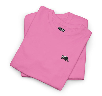 Besticktes Waschbär T-Shirt