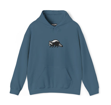 Large Raccoon Embroidered Unisex Hoodie