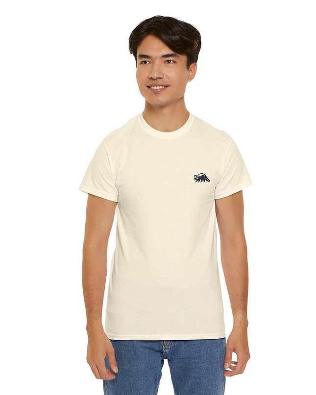 Besticktes Waschbär T-Shirt