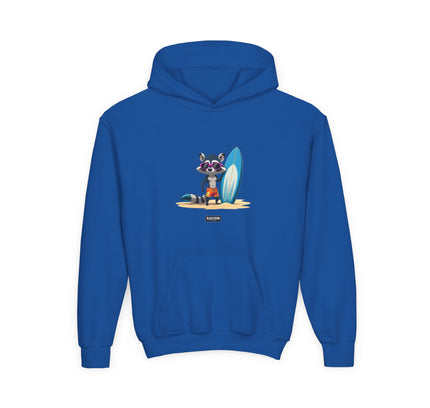 Surfer Waschbär - Kids Hoodie
