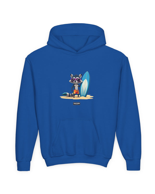 Surfer Waschbär - Kids Hoodie