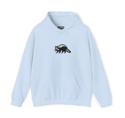 Large Raccoon Embroidered Unisex Hoodie