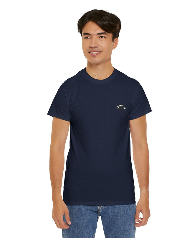 Besticktes Waschbär T-Shirt